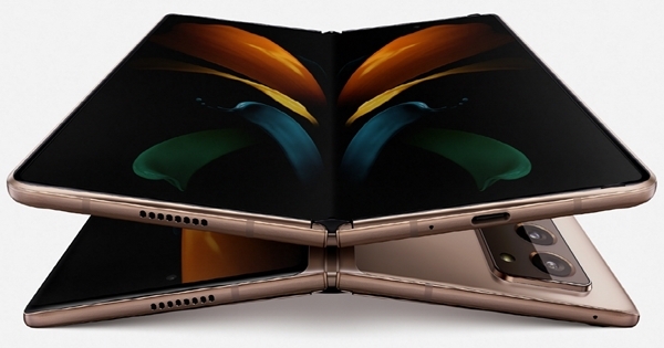 삼성전자의 '삼성 갤럭시 Z 폴드2' 미스틱 브라운 제품. (사진=삼성전자)